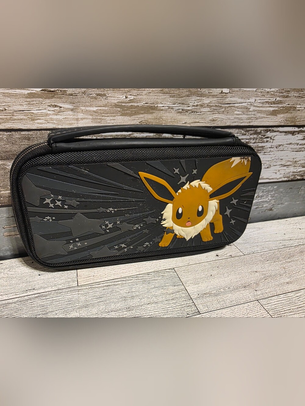 Eevee  Soft Nintendo Switch  Carry Case - Black and Brown